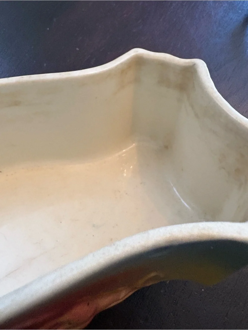 Shawnee Pottery relief flower